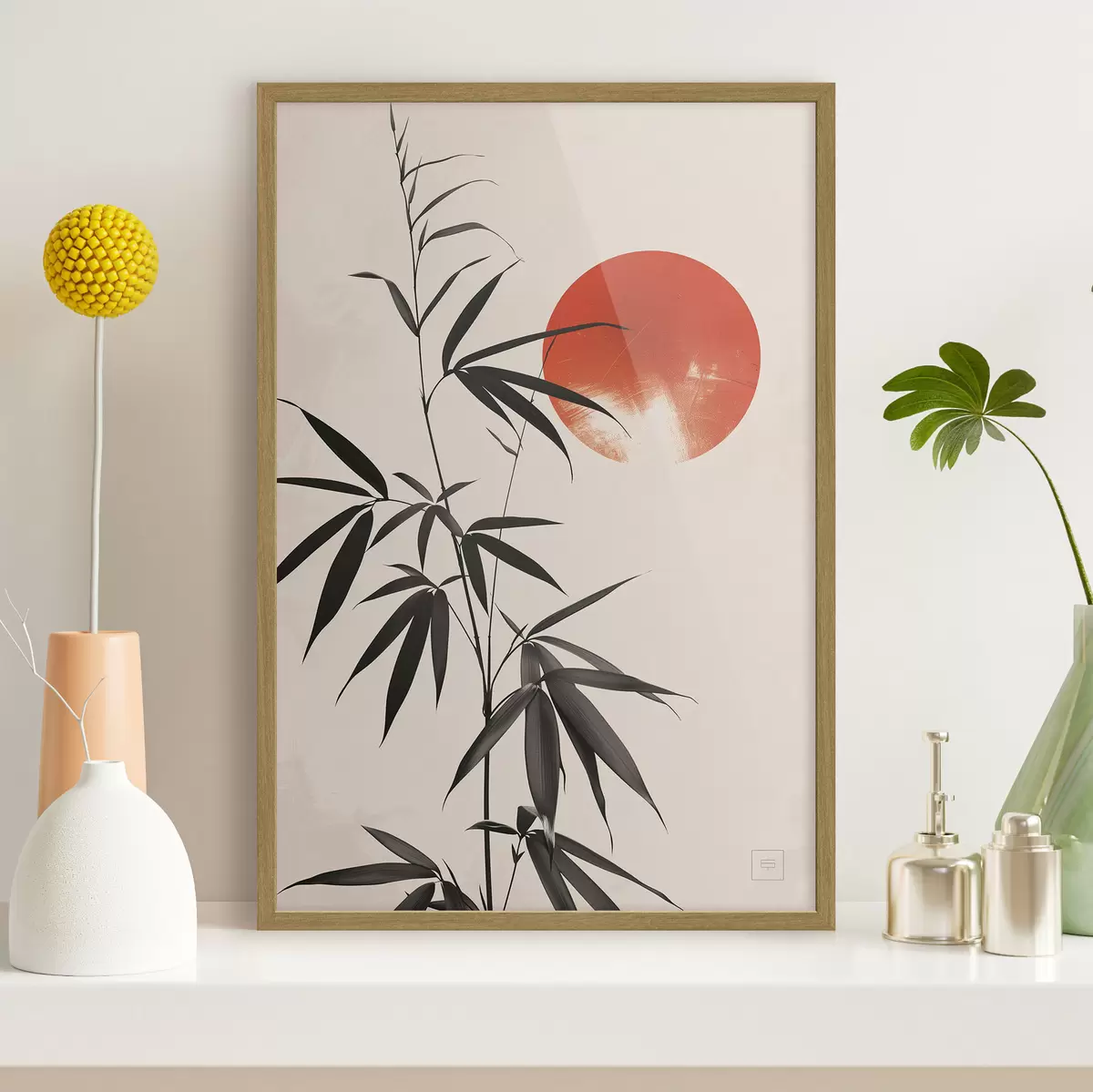Poster Paesaggio giapponese soleggiato f48630