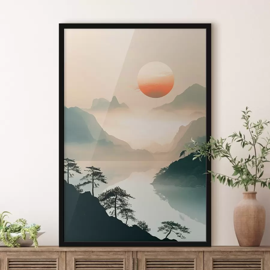 carta da parati Rami di bambù, stile orientale nr. f48632