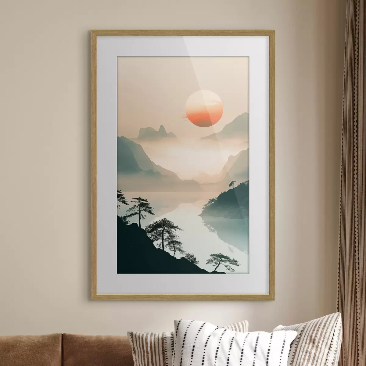 Poster Rami di bambù, stile orientale f48632