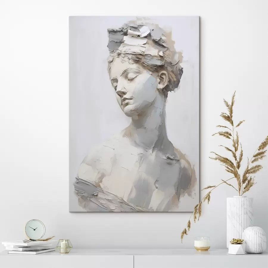 carta da parati Busto antico di donna, imitazione di un dipinto nr. s48670