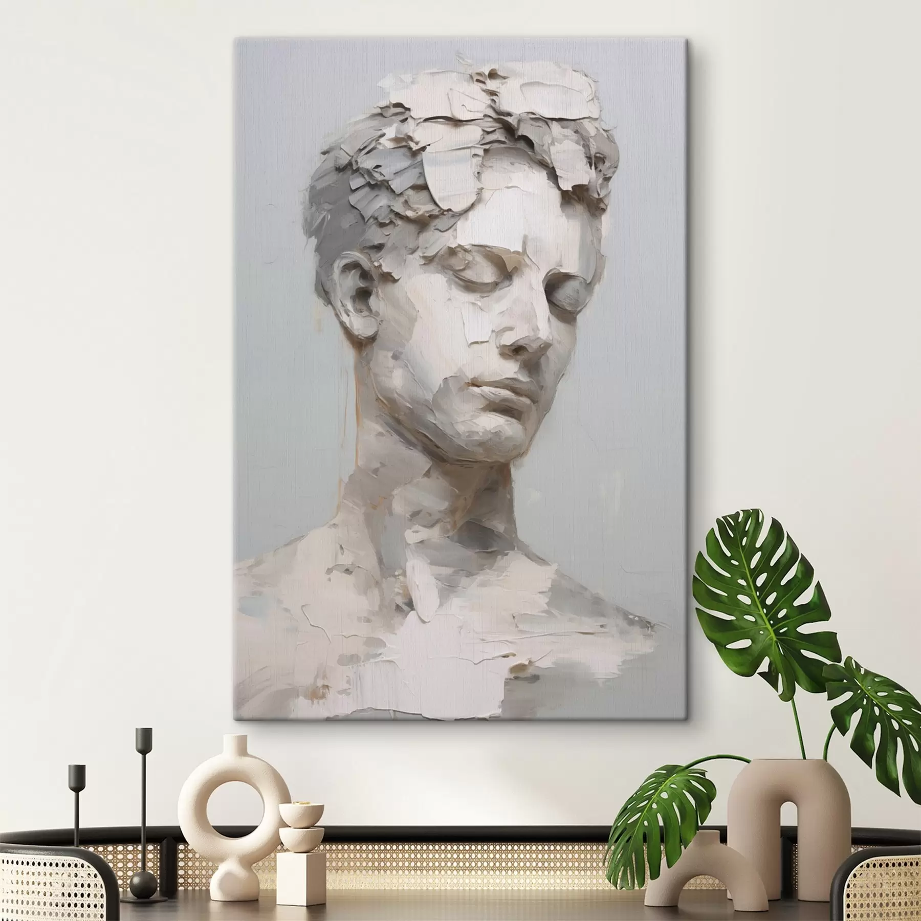 carta da parati Busto antico di un uomo, imitazione di un dipinto nr. s48671