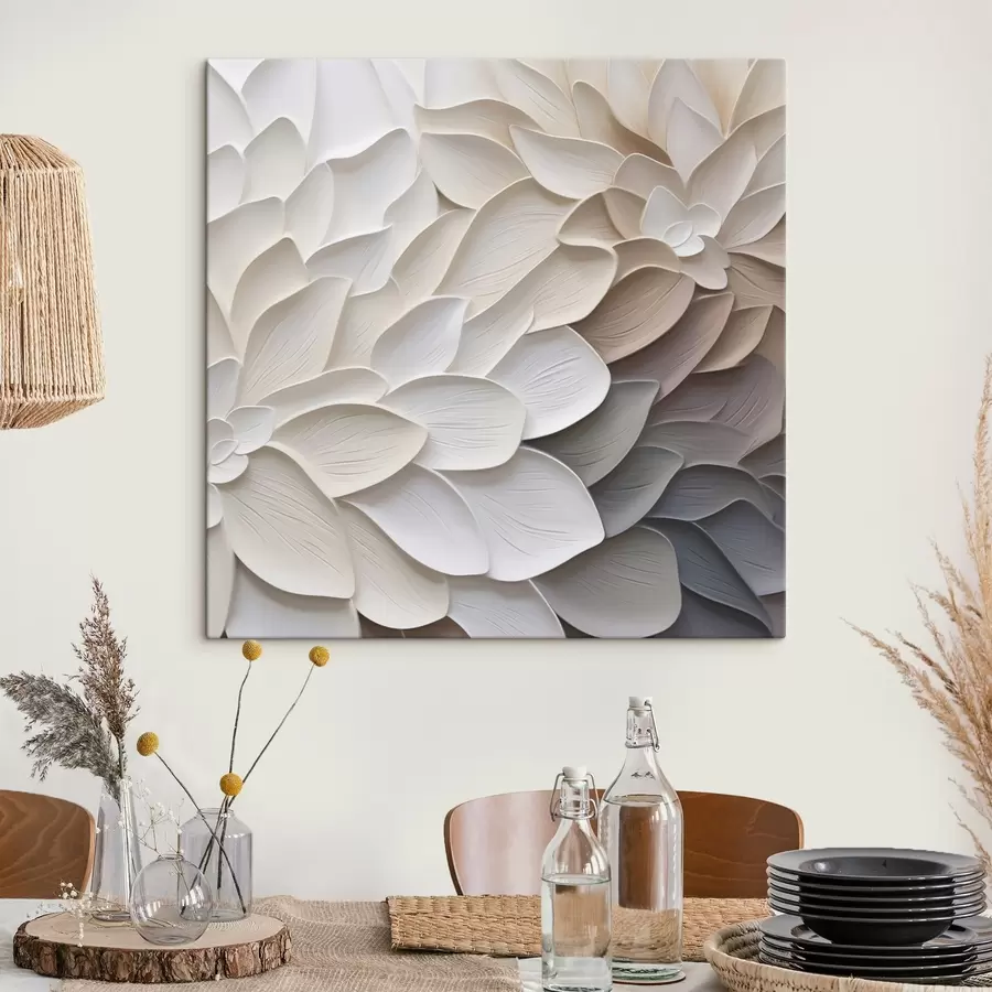 carta da parati Petali astratti: imitazione di un dipinto nr. s48677