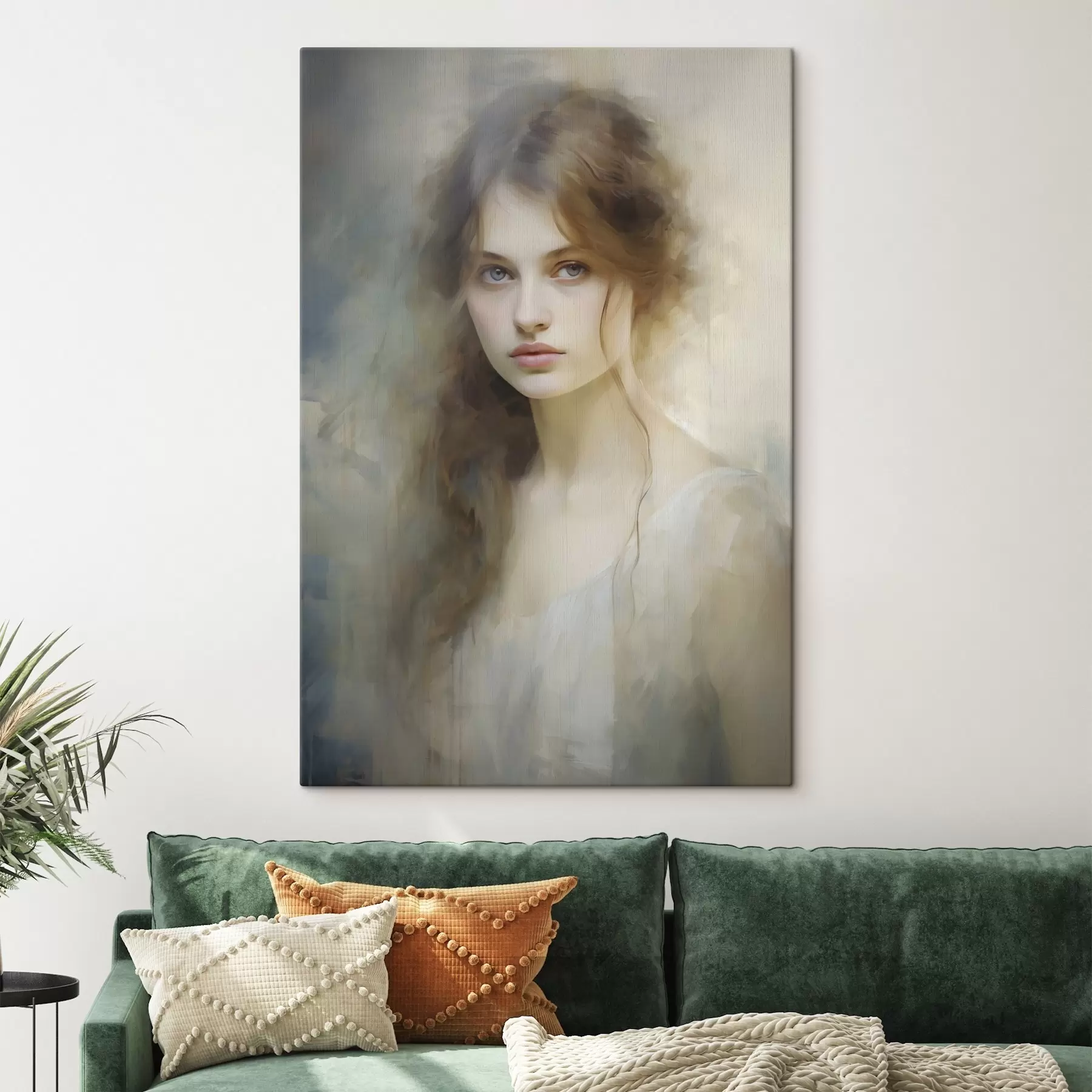 carta da parati Dipinto che imita una ragazza nr. s48682