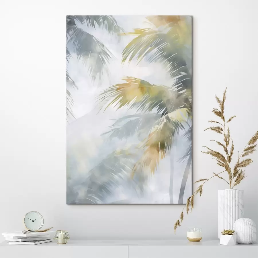 carta da parati Raffigurazione astratta della vegetazione in pittura nr. s48686