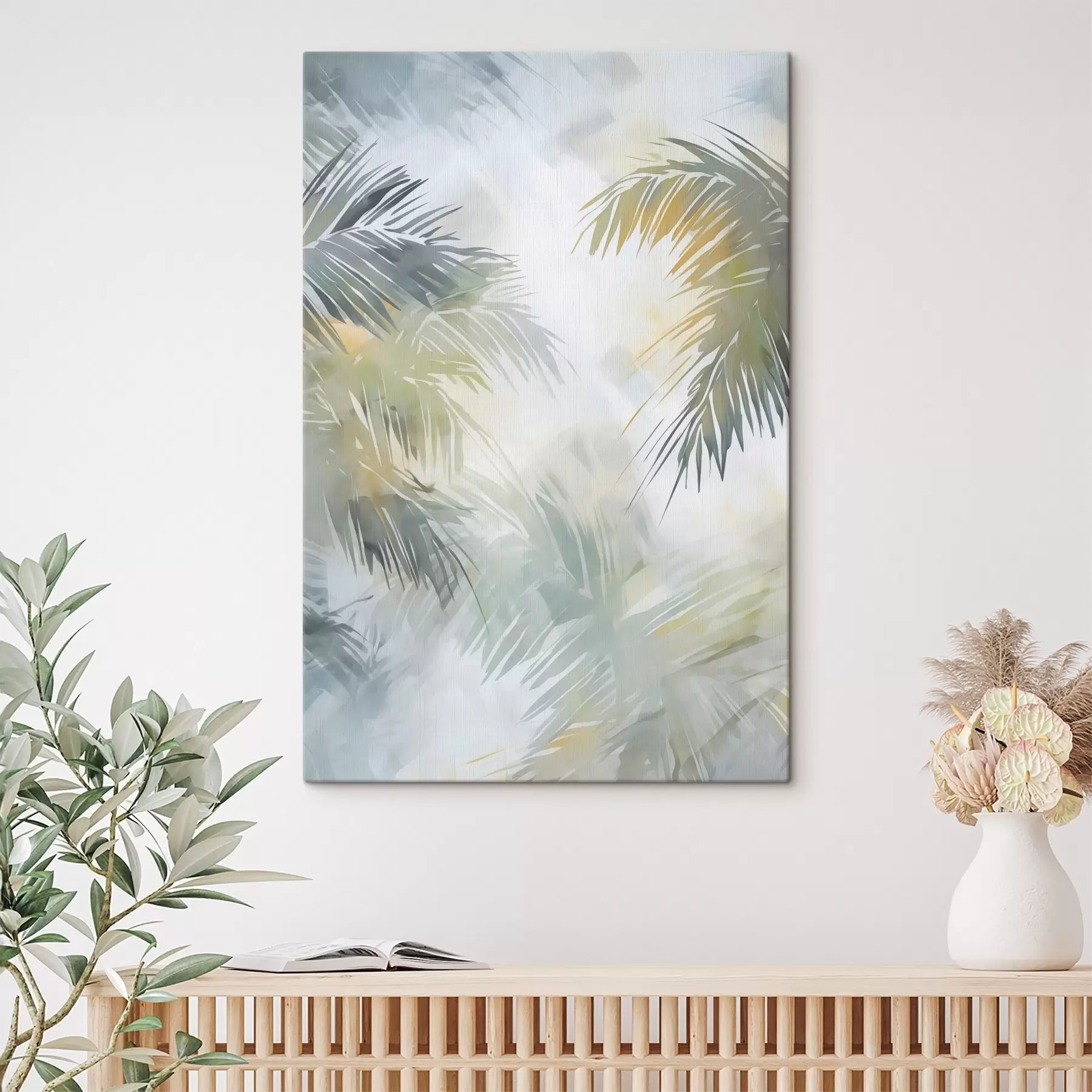 carta da parati Raffigurazione astratta della vegetazione in pittura nr. s48687