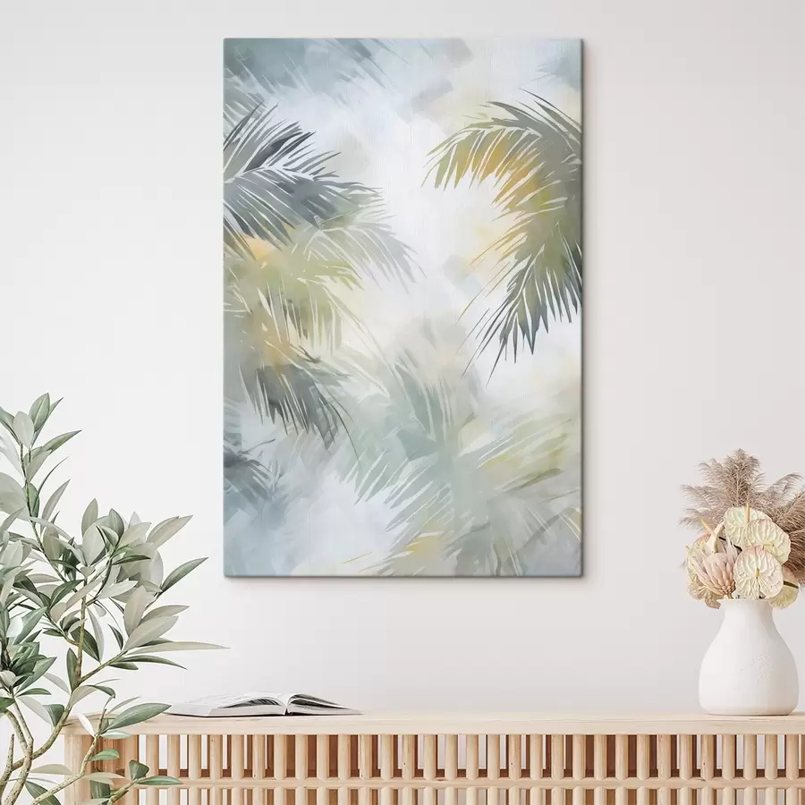 carta da parati Raffigurazione astratta della vegetazione in pittura nr. s48687