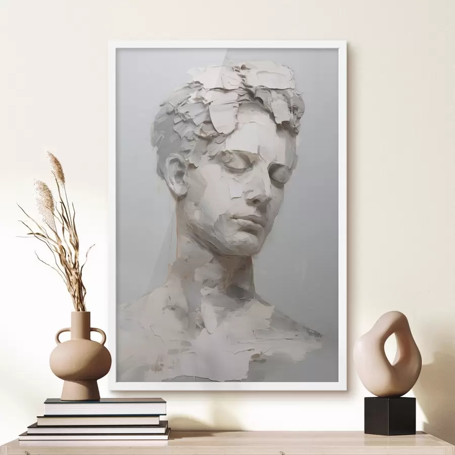 carta da parati Busto antico di un uomo, imitazione di un dipinto nr. f48671