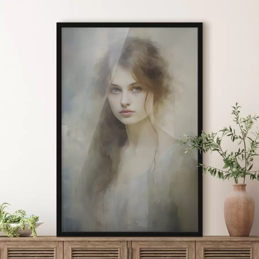 carta da parati Dipinto che imita una ragazza nr. f48682