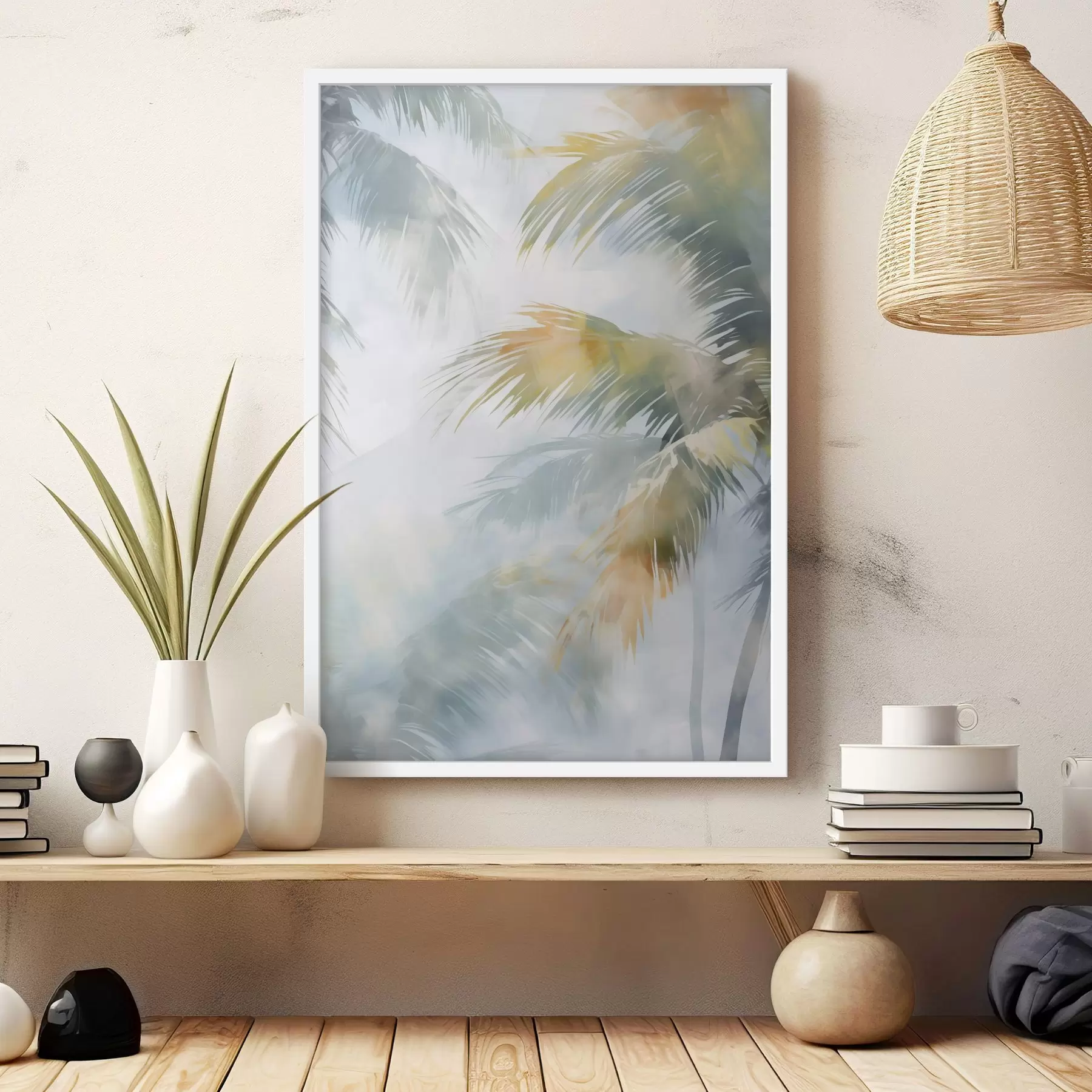 carta da parati Raffigurazione astratta della vegetazione in pittura nr. f48686