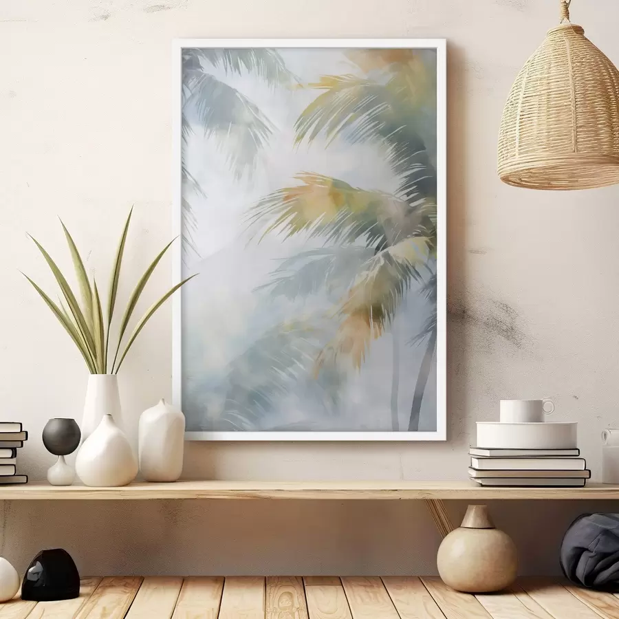 carta da parati Raffigurazione astratta della vegetazione in pittura nr. f48686