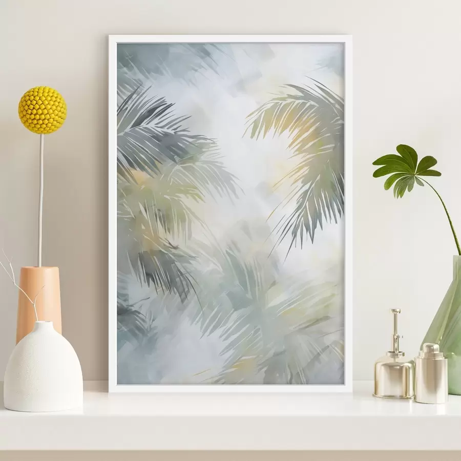 carta da parati Raffigurazione astratta della vegetazione in pittura nr. f48687