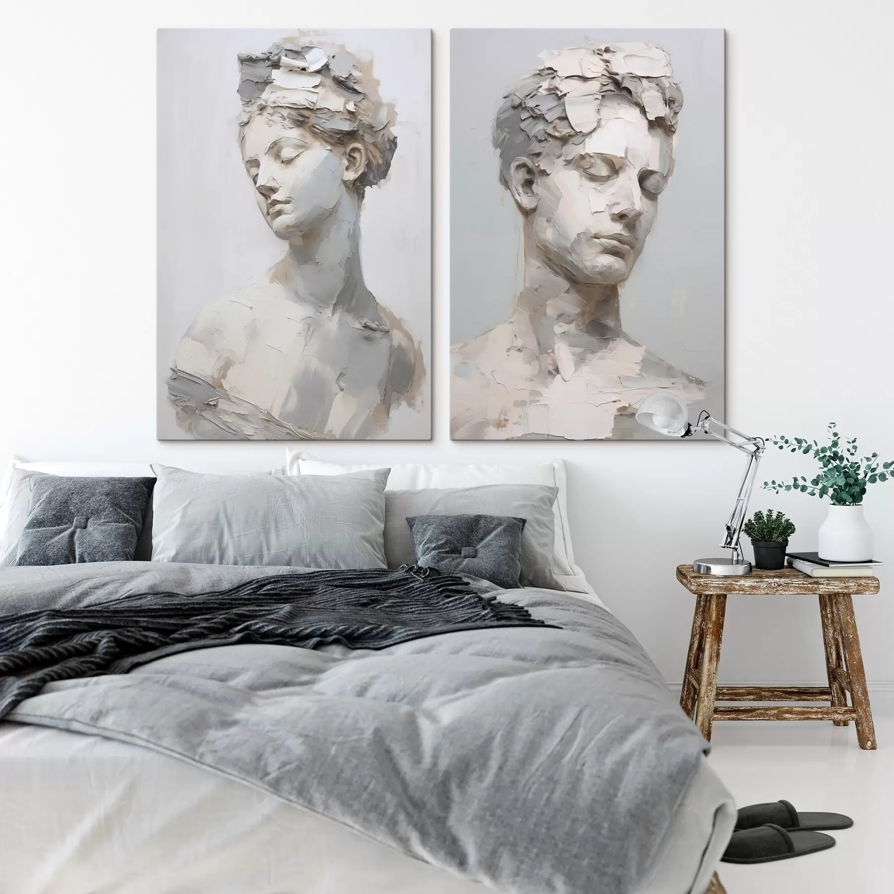 carta da parati Busto antico che riproduce un dipinto nr. m30293