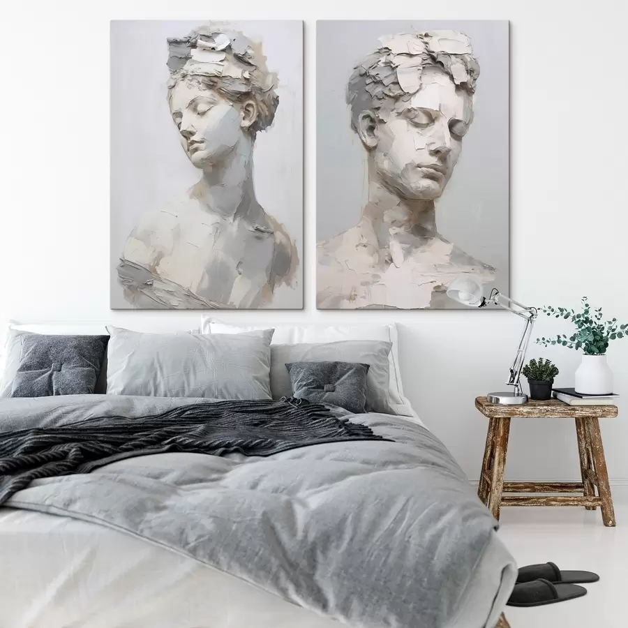 carta da parati Busto antico che riproduce un dipinto nr. m30293