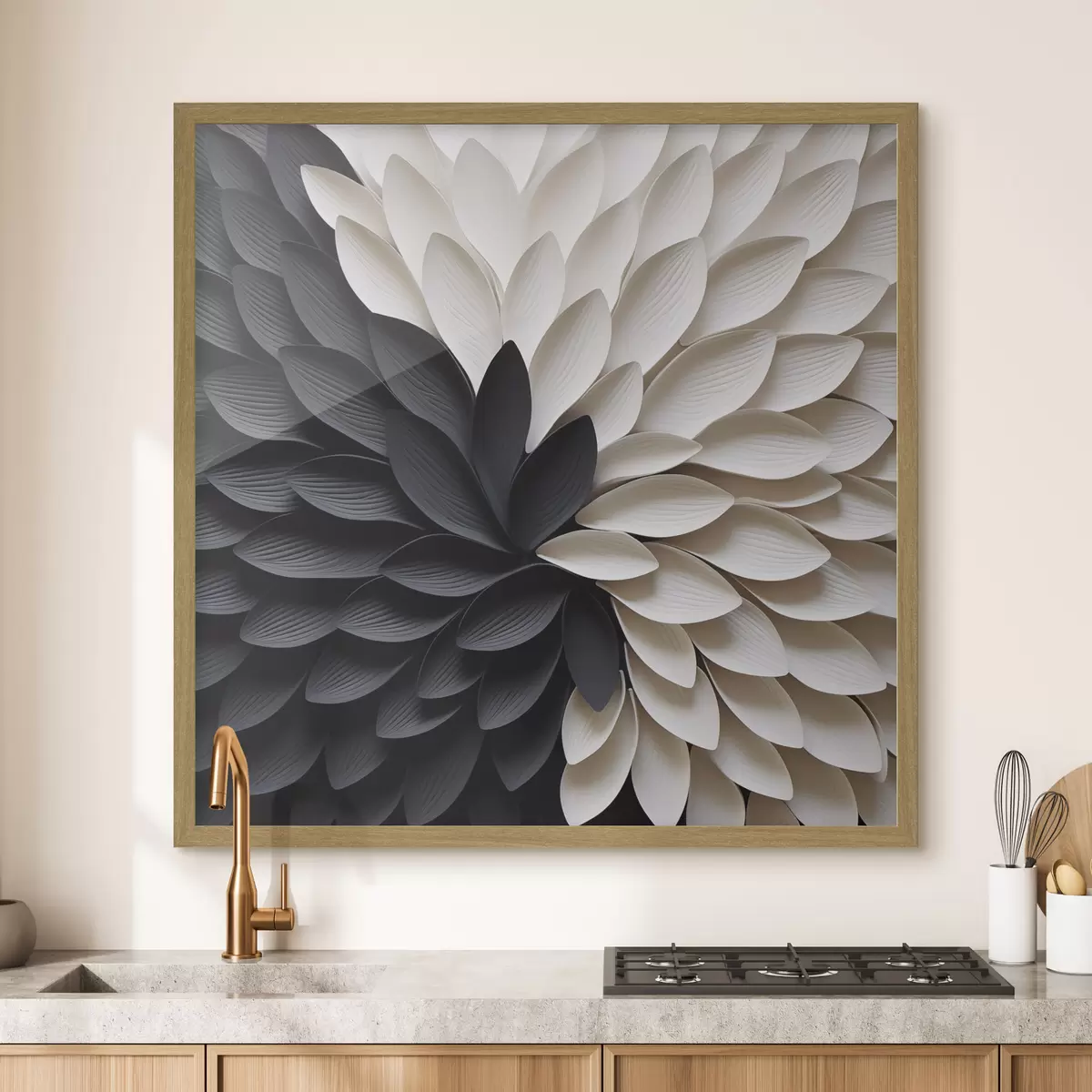 Poster Petali tra luce e ombra f48604