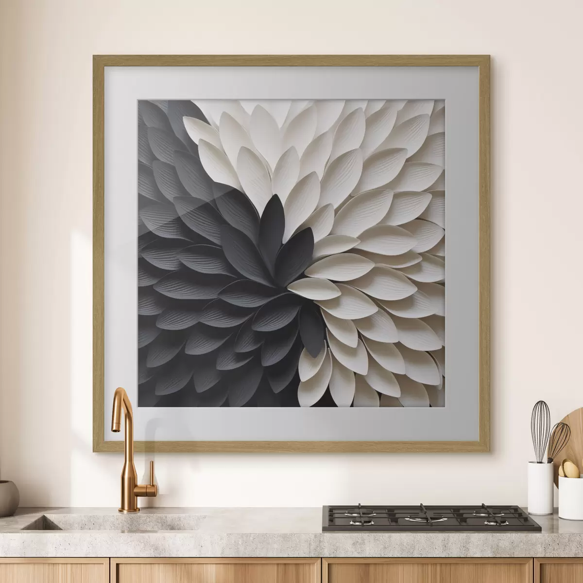 Poster Petali tra luce e ombra f48604