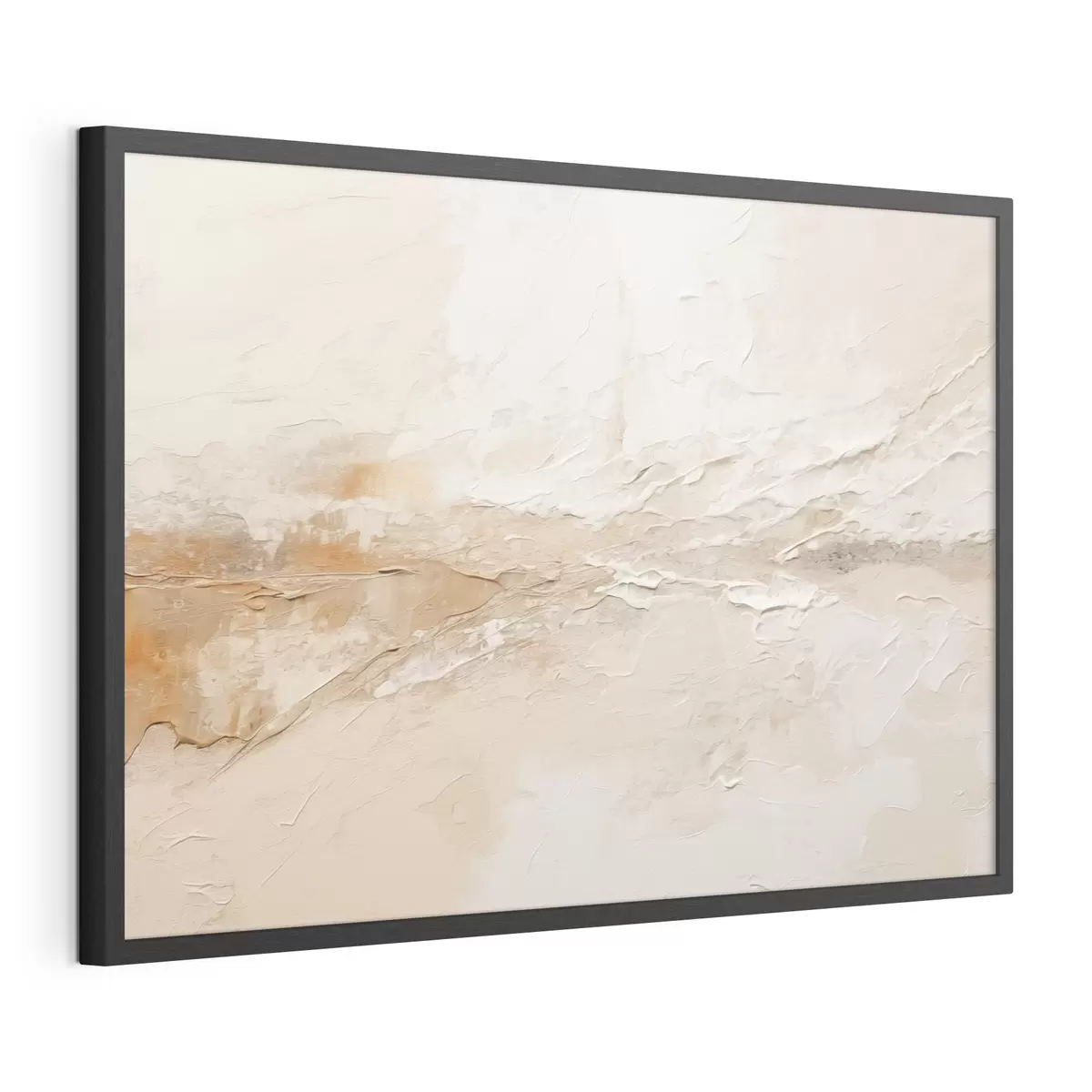 Poster Motivo astratto con pennellate color beige caldo f48625