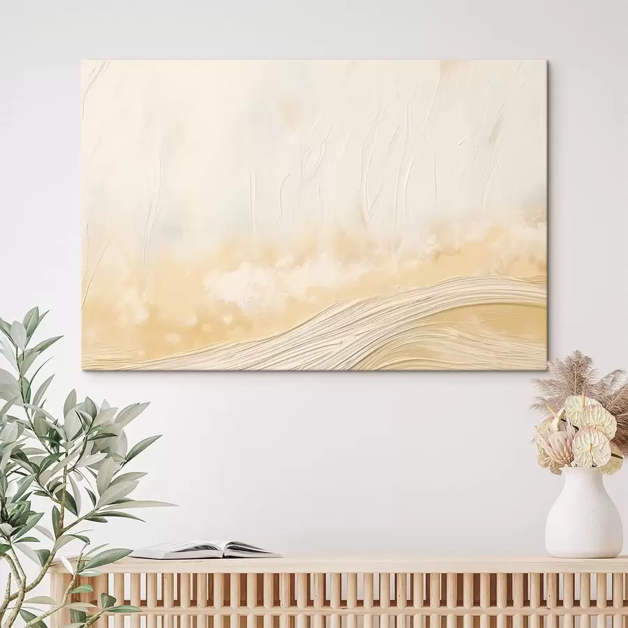 carta da parati Paesaggio astratto con morbide onde e tonalità chiare nr. s48617