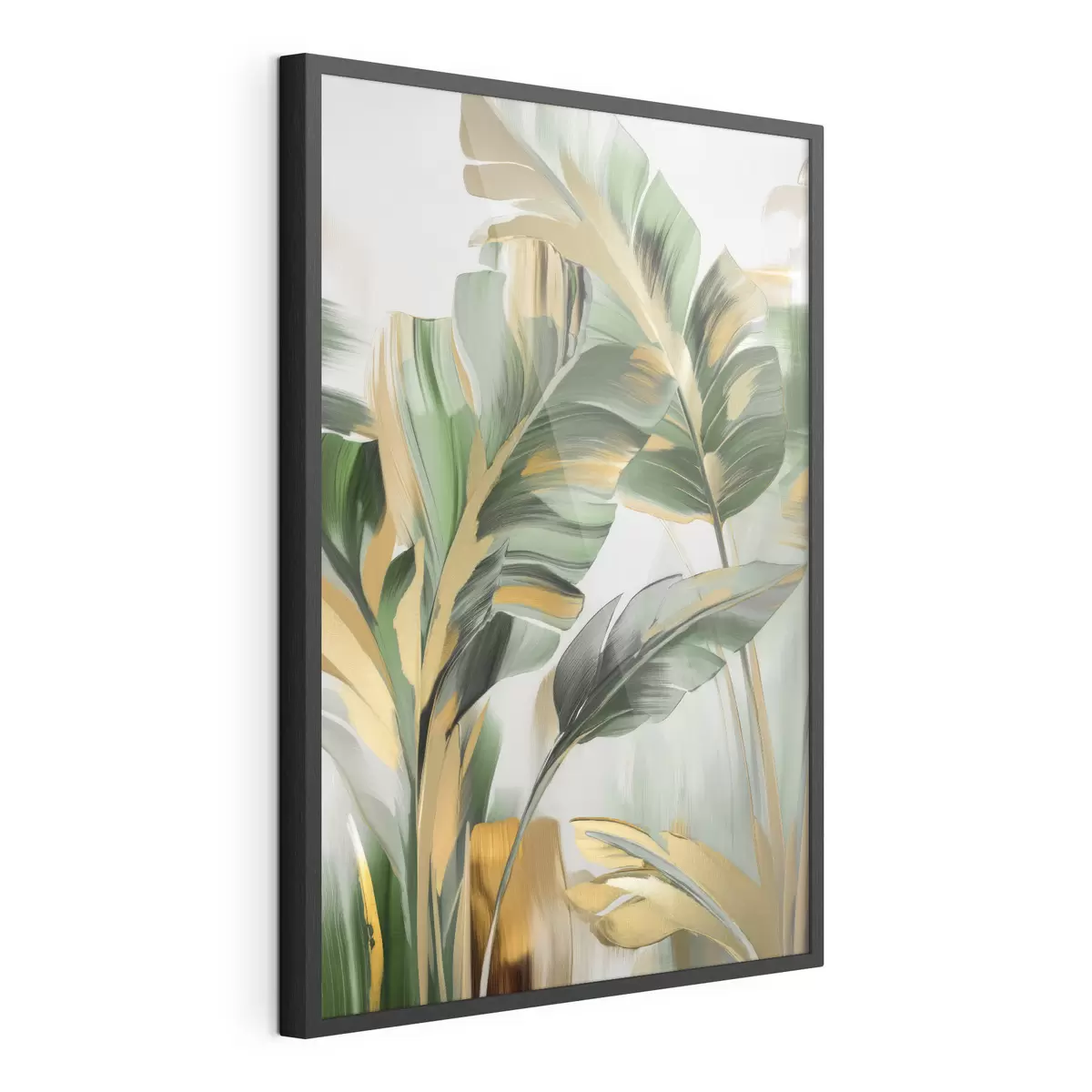 Poster Foglie tropicali astratte f48664