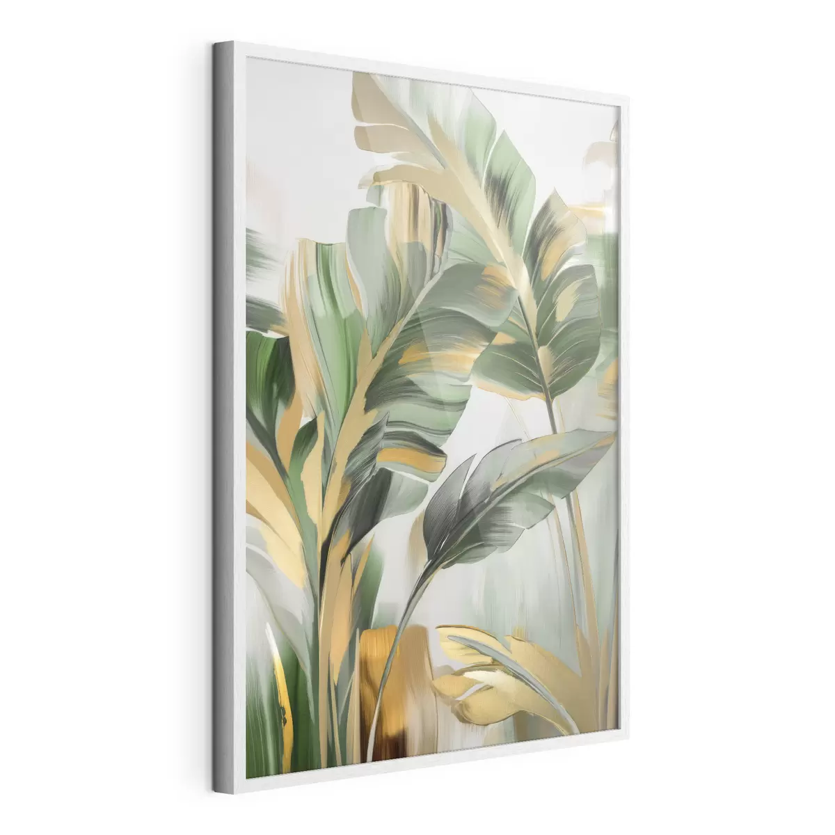 Poster Foglie tropicali astratte f48664