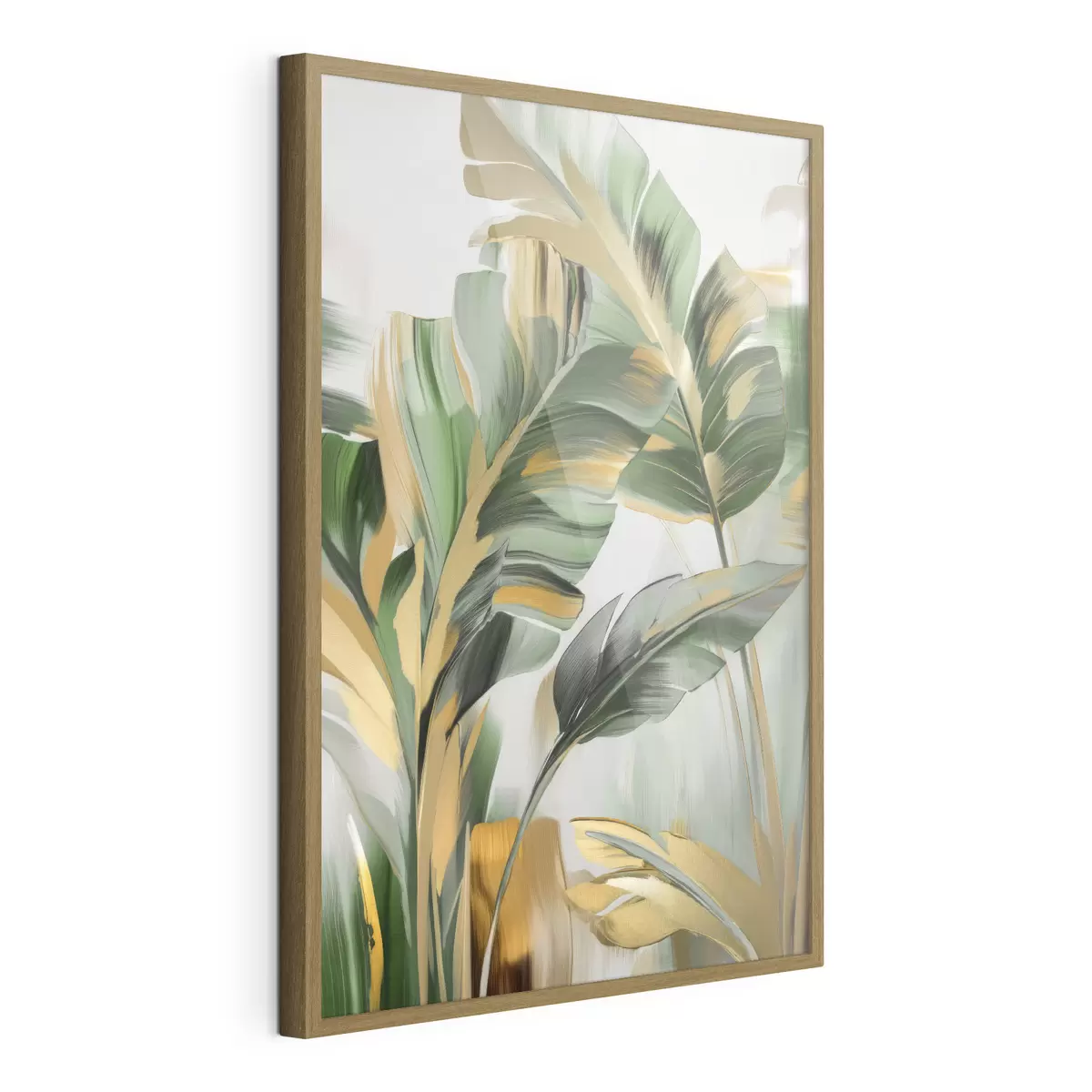 Poster Foglie tropicali astratte f48664