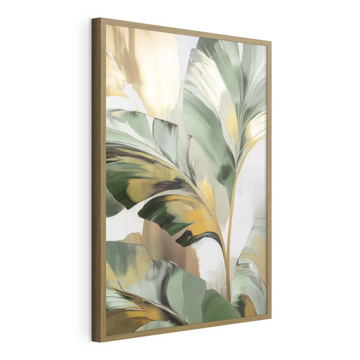 Poster Foglie tropicali astratte f48665