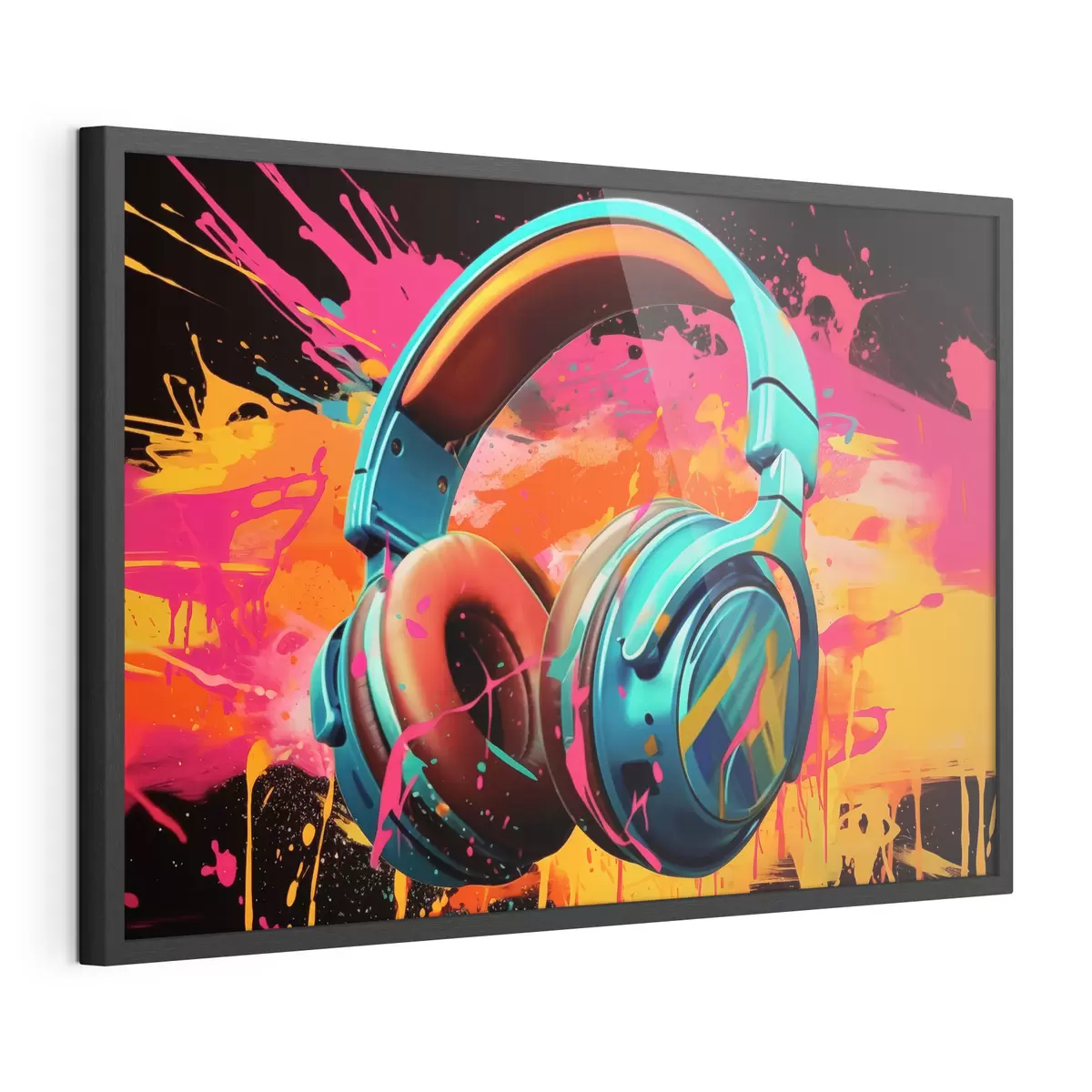 Poster Cuffie dai colori vivaci f48720