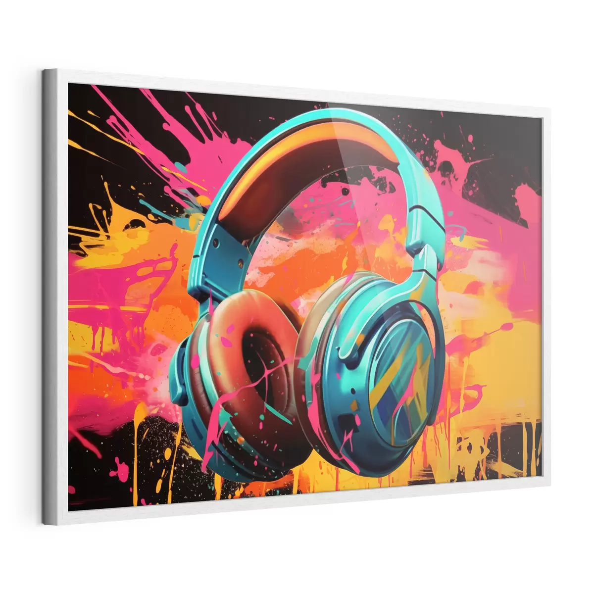Poster Cuffie dai colori vivaci f48720