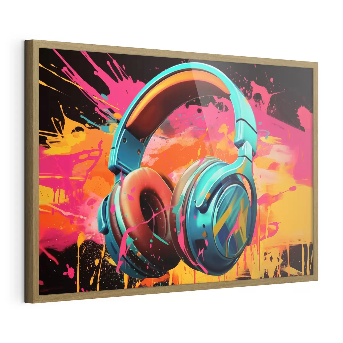 Poster Cuffie dai colori vivaci f48720