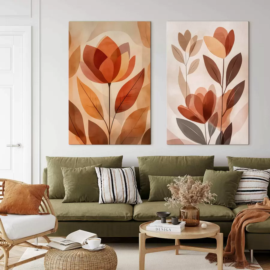 carta da parati Fiori boho nr. m30308