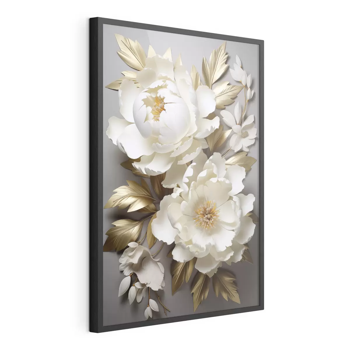 Poster Peonie e bagliore f48753