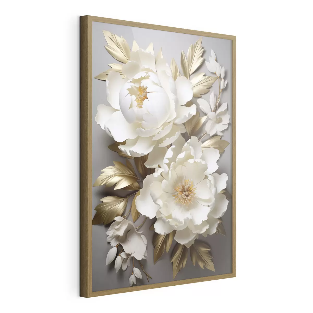 Poster Peonie e bagliore f48753