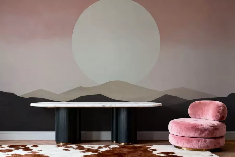 Carta da parati nature Tramonto tranquillo 