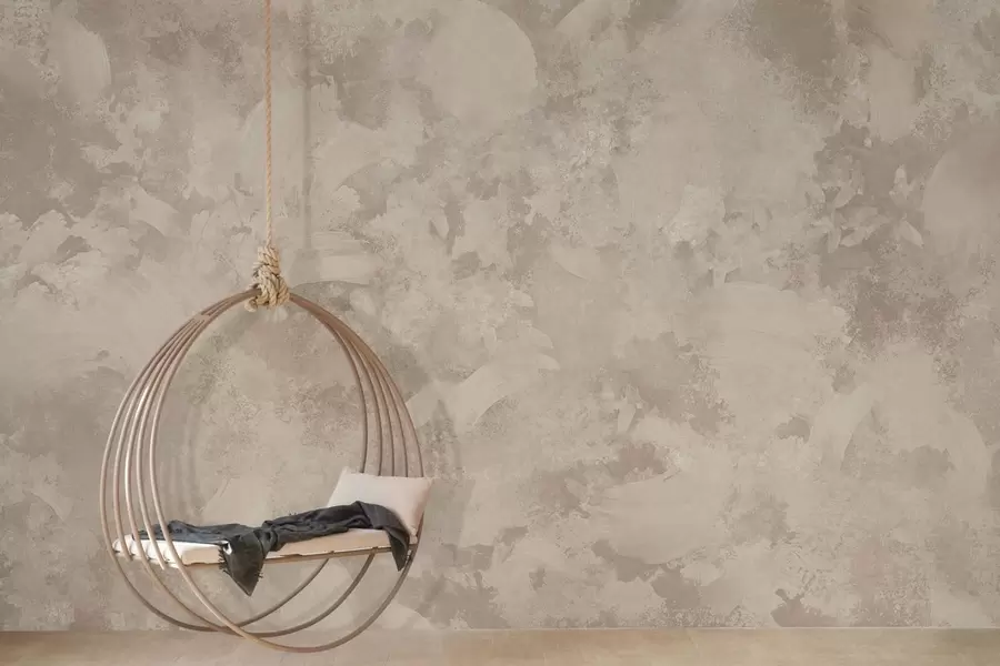 carta da parati Texture astratta minimalista con pennellate nei toni del beige nr. w05160