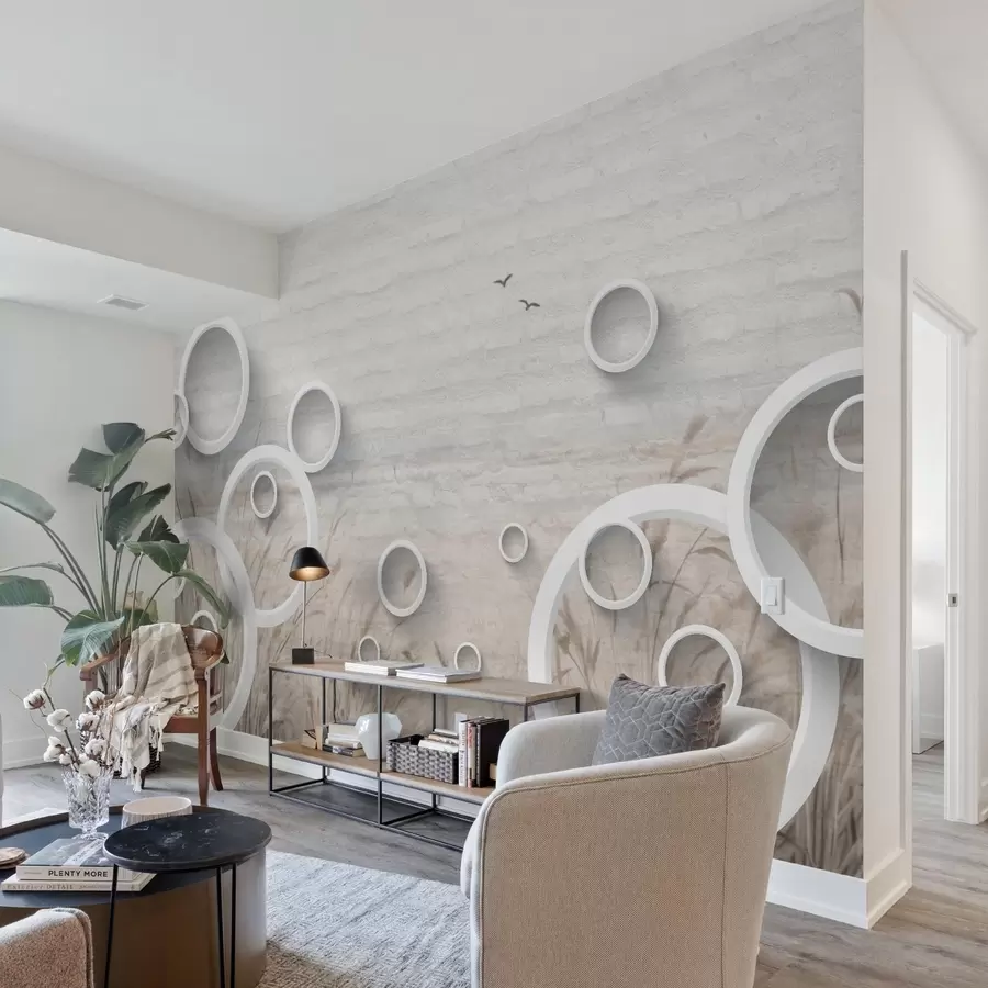 carta da parati Cerchi astratti nr. w09781