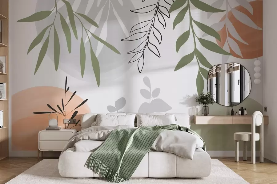 carta da parati Vegetazione astratta nr. w05506