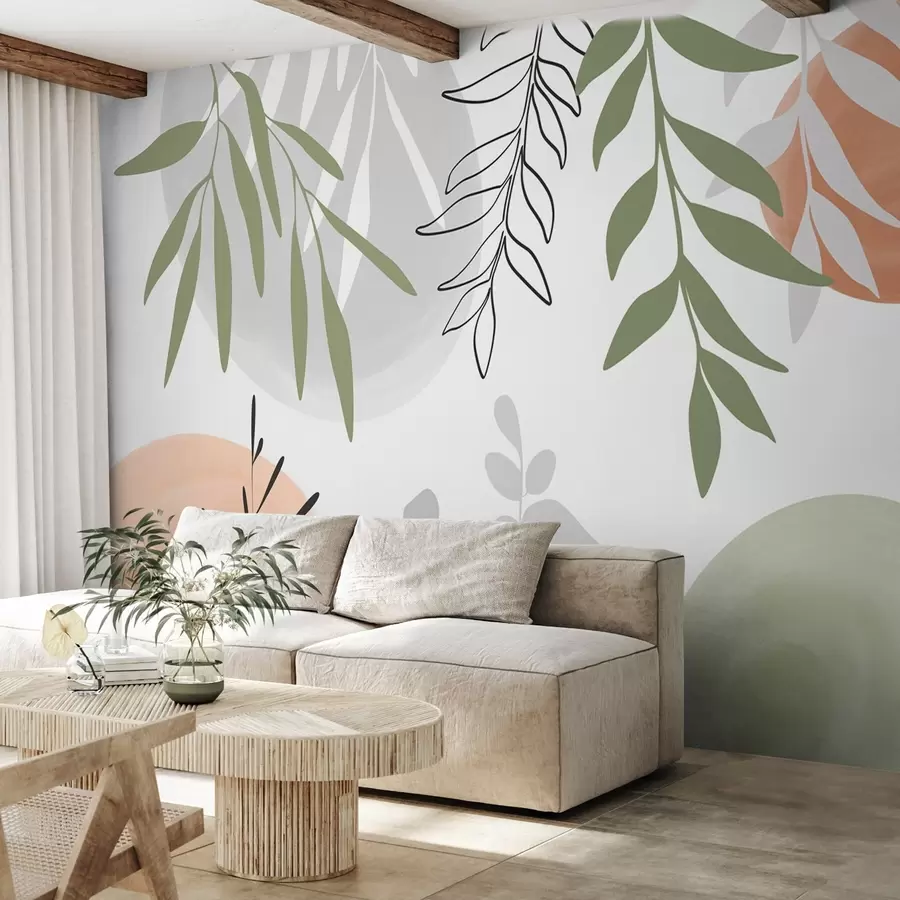 carta da parati Vegetazione astratta nr. w05506