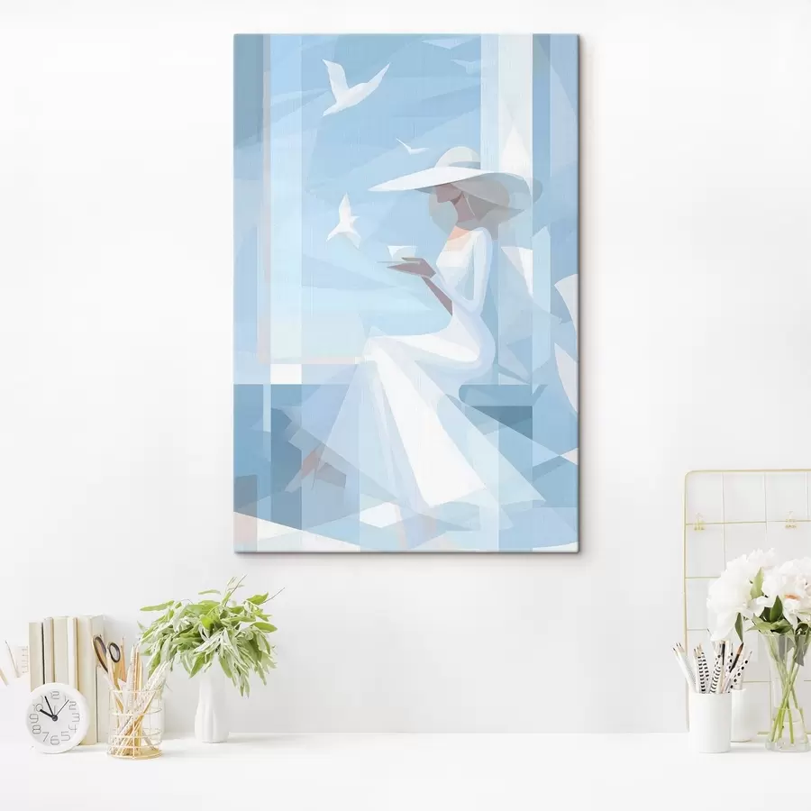 carta da parati caffè mattutino in riva al mare nr. s48792