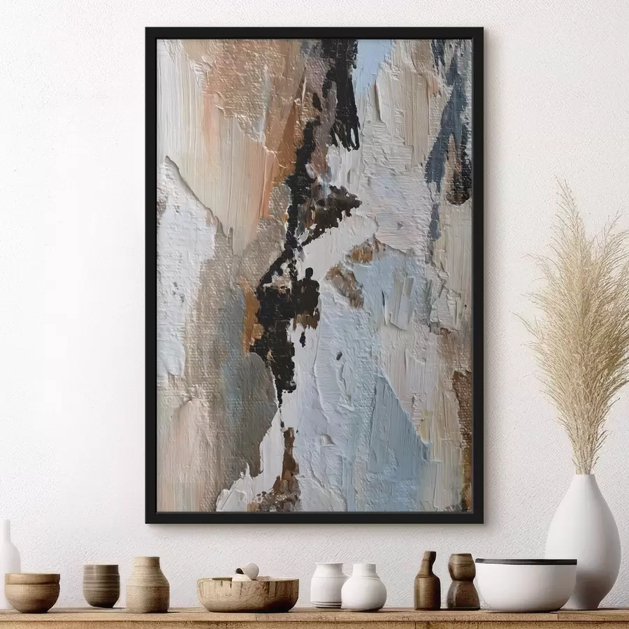 carta da parati astrazione espressiva; imitazione della pittura nr. f48784