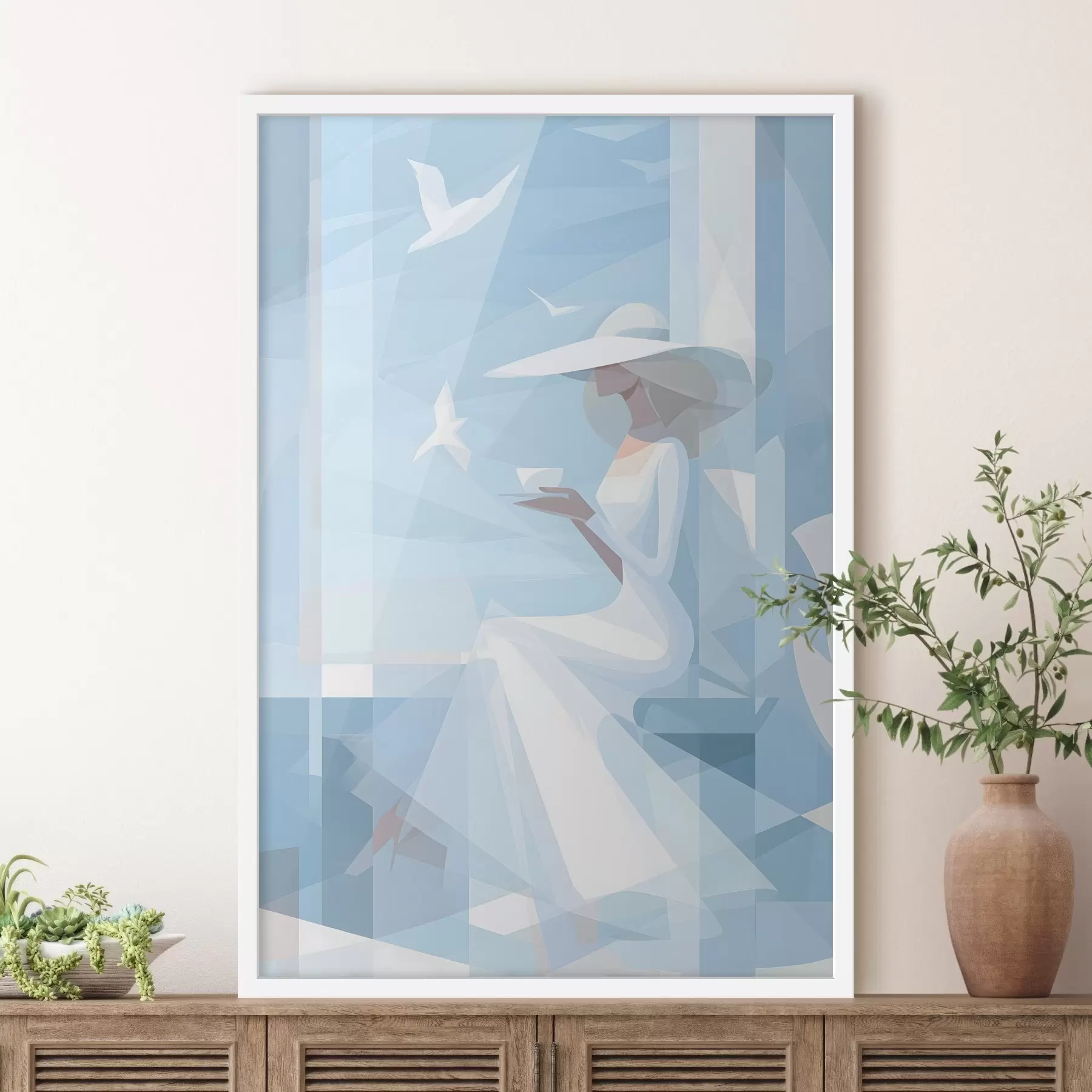 carta da parati caffè mattutino in riva al mare nr. f48792