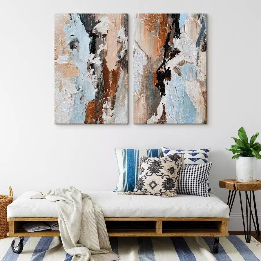 carta da parati astrazione espressiva; imitazione della pittura nr. m30332