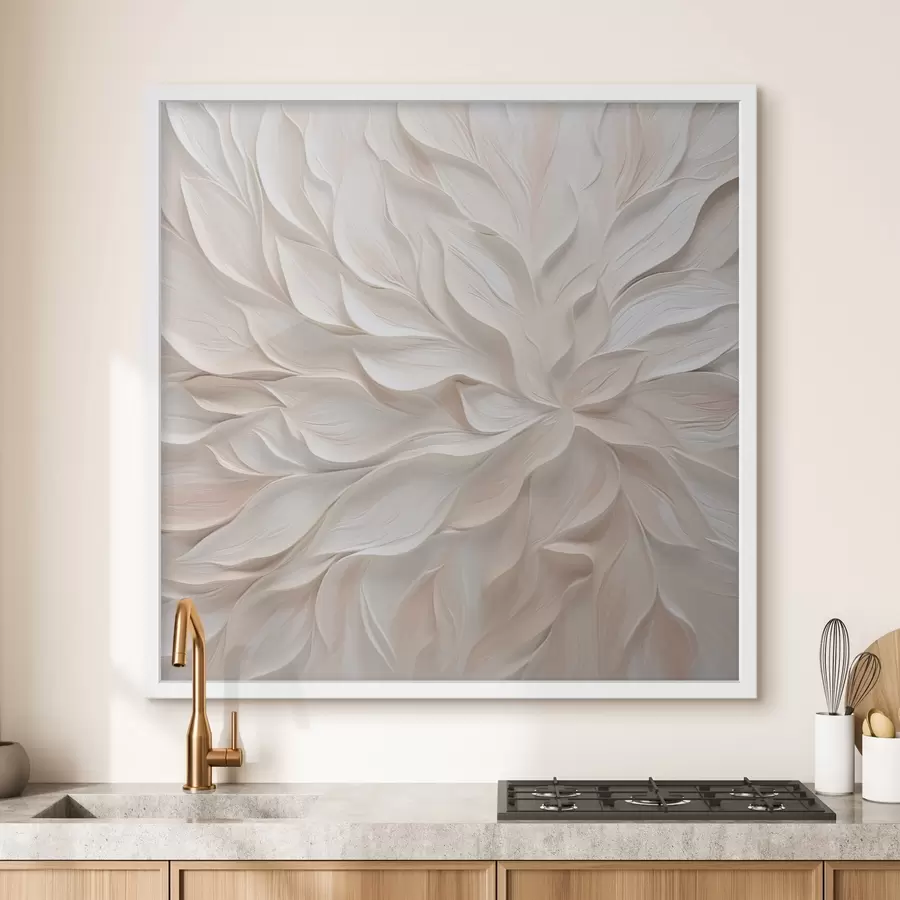 carta da parati Petali astratti: imitazione di un dipinto nr. f48759