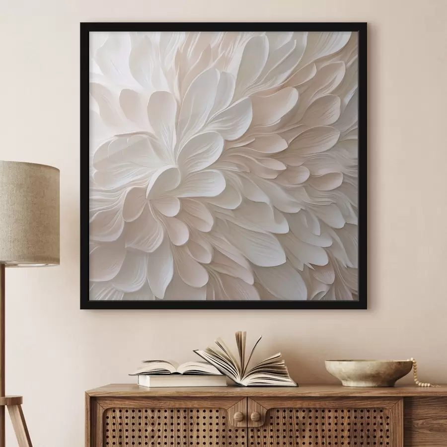 carta da parati Petali astratti: imitazione di un dipinto nr. f48760