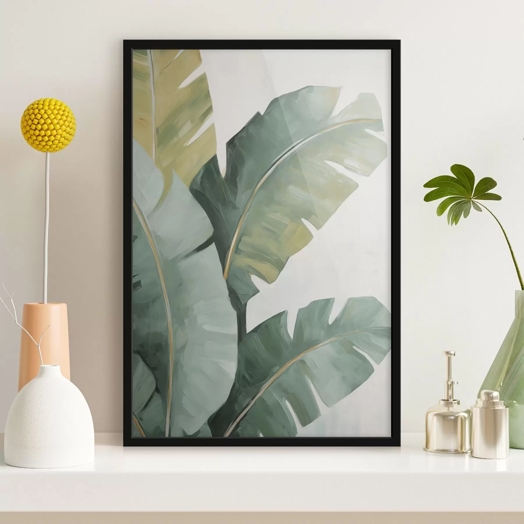 carta da parati Pittura che riproduce il fogliame nr. f48764