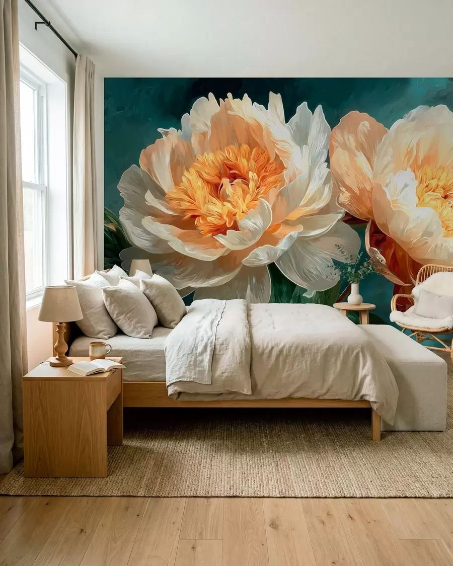 Carta da parati Floreale Peonie n. w05338