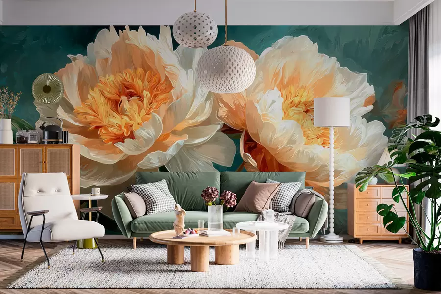 Carta da parati Floreale Peonie n. w05338