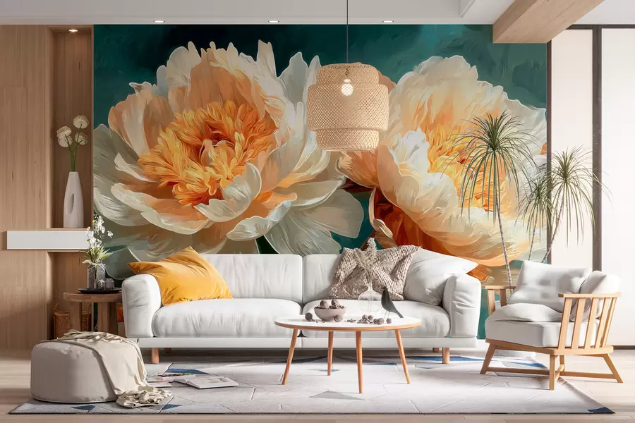 Carta da parati Floreale Peonie n. w05338