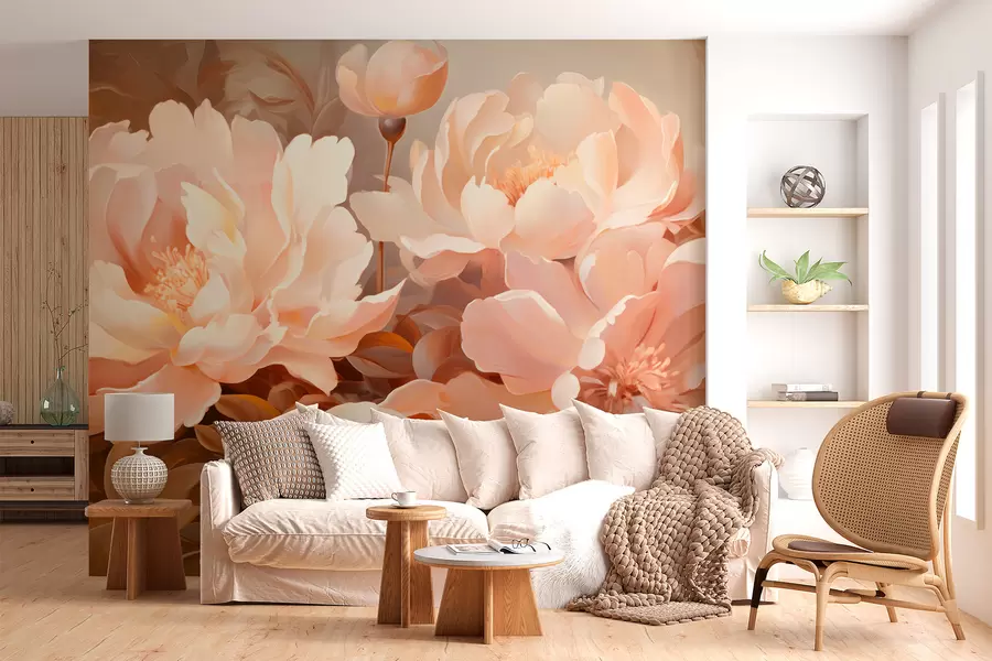 Carta da parati Floreale Peonie n. w05511
