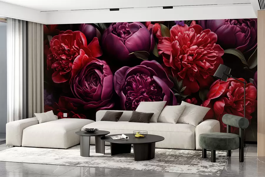 Carta da parati Floreale Peonie n. w05513