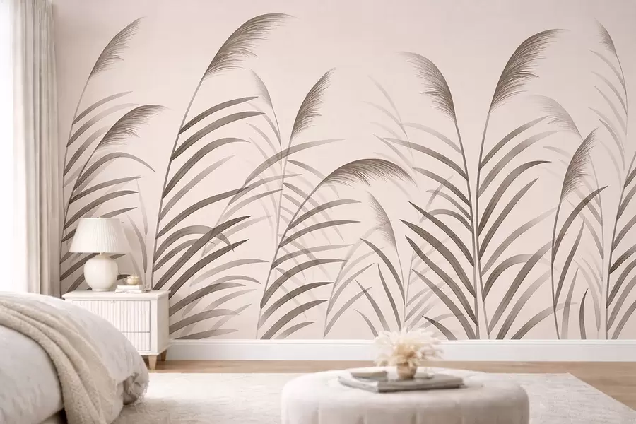carta da parati Silhouette minimaliste in stile 