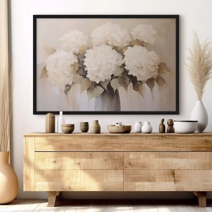 carta da parati Ortensia in stile vintage nr. f48945